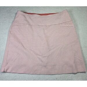 SC & Co Athletic Tummy Control Golf Skort Womens L Coral Stretch Tennis Skort